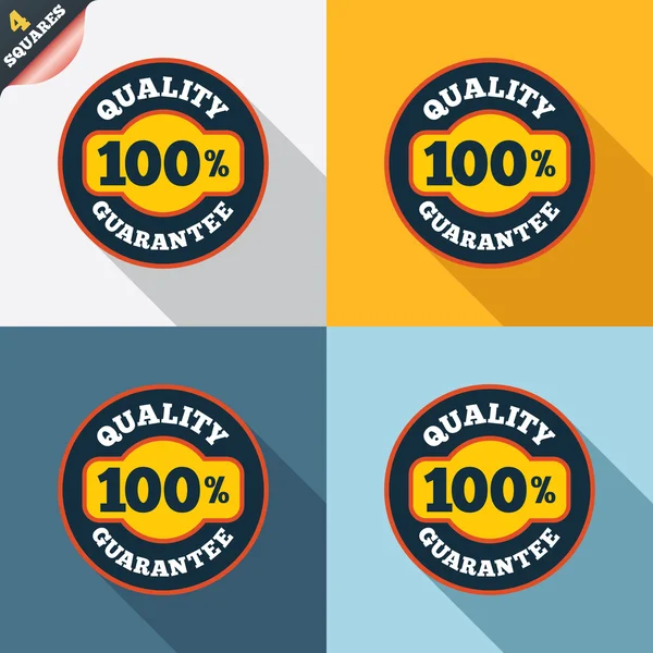 Icône de garantie de qualité à 100 %. Qualité Premium . — Photo