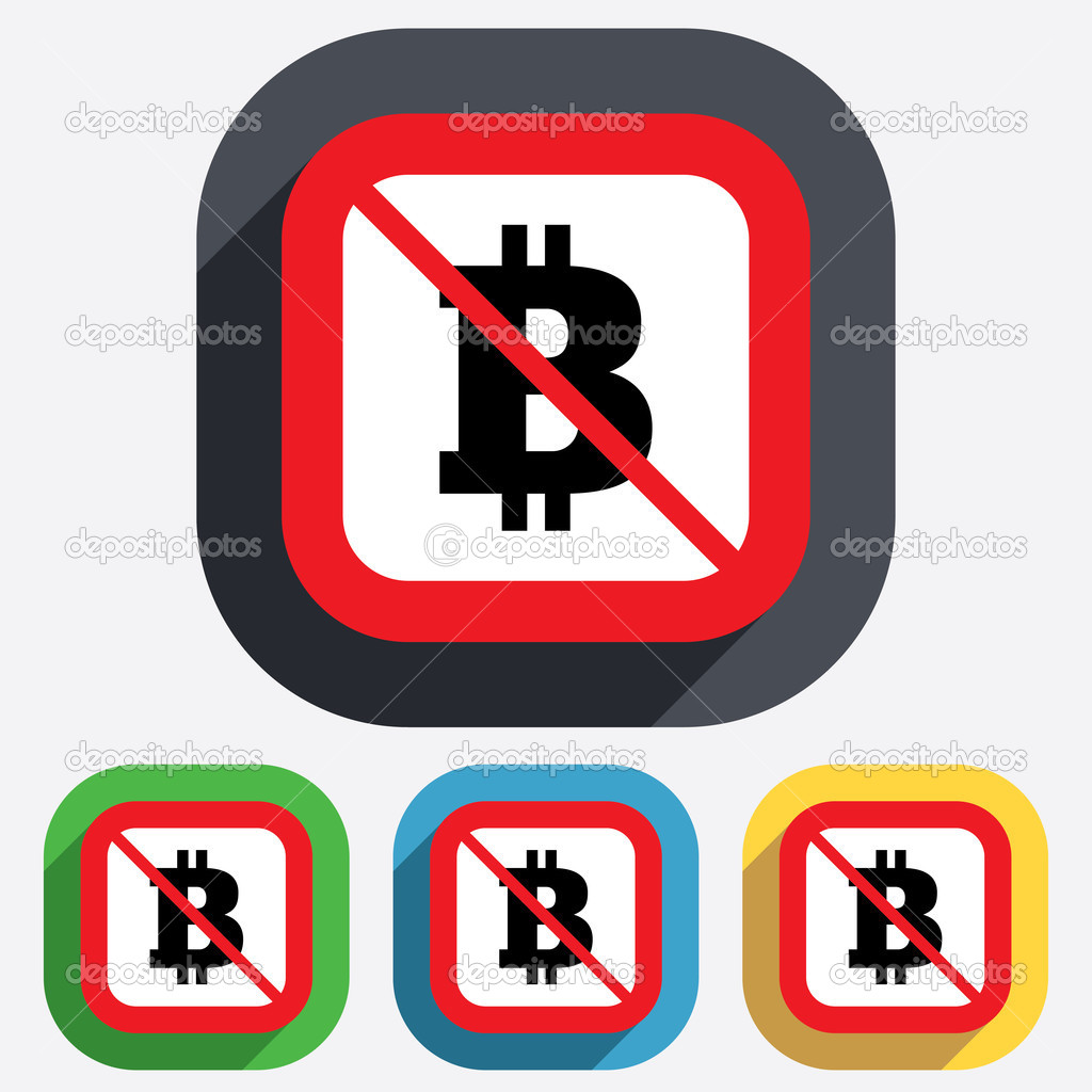 没有比特币符号图标。加密的货币符号图库矢量图©Blankstock 42415897