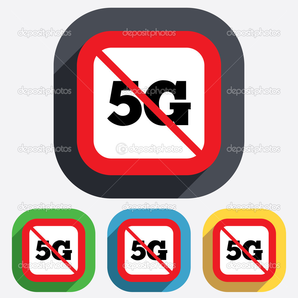 5G sign. Mobile telecommunications technology.