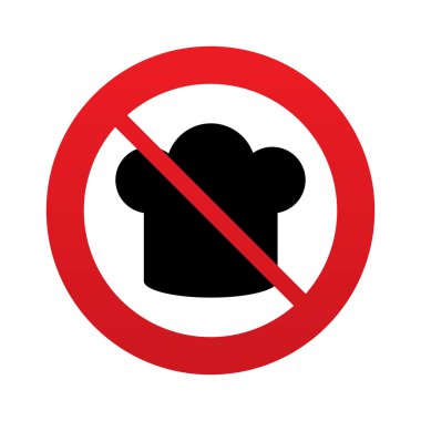 Chef şapka işareti simgesi. sembol pişirme.