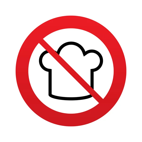 Chef hat sign icon. Cooking symbol. — Stock Photo, Image