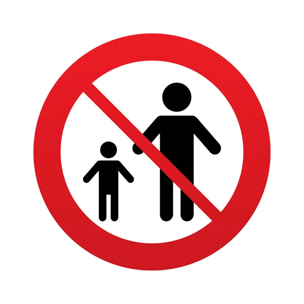 En förälder familj med ett barn tecken ikonen. — Stockfoto