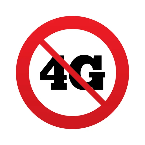 4G sign. Mobile telecommunications technology. — Stock Photo, Image