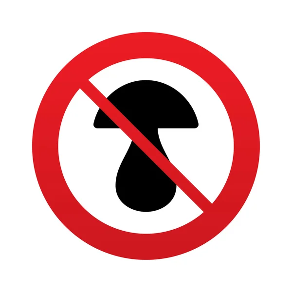 Mushroom sign icon. Boletus mushroom symbol. — Stock Photo, Image