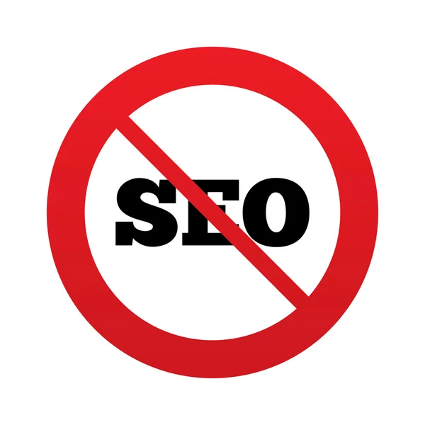 Icono de signo SEO. Símbolo de optimización del motor de búsqueda . —  Fotos de Stock
