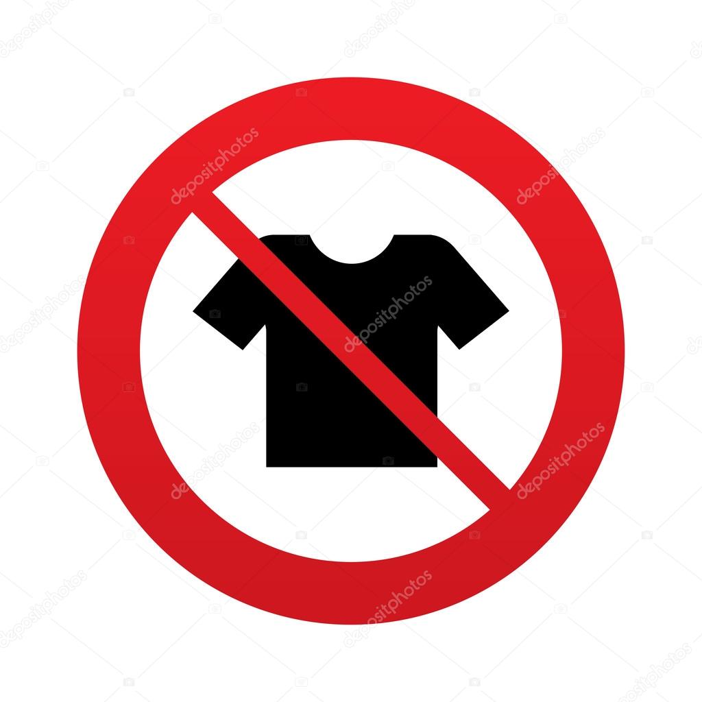 T-shirt sign icon. Clothes symbol. Stock Photo by ©Blankstock 42424039