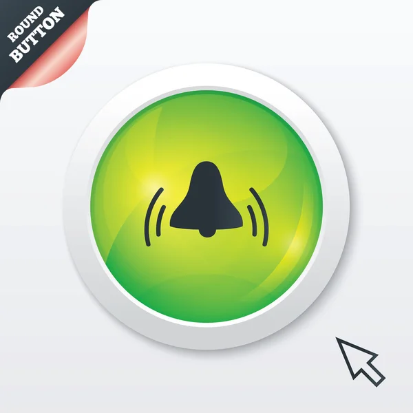 Alarm bell sign icon. Wake up alarm symbol. — Stock Photo, Image