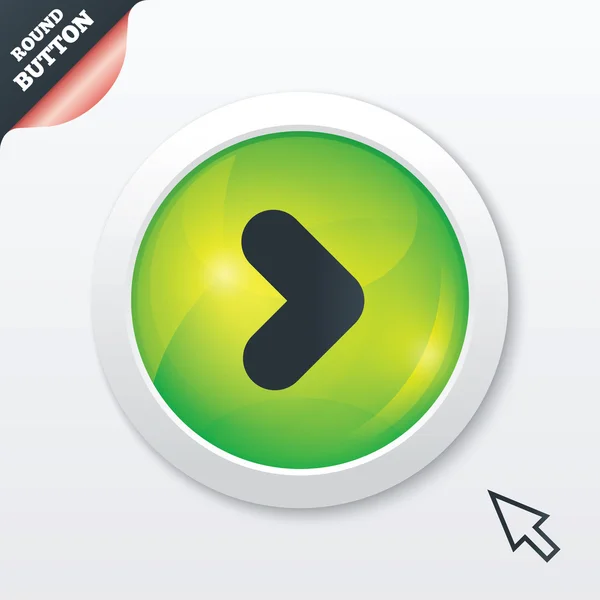 Arrow sign icon. Next button. Navigation symbol — Stock Photo, Image