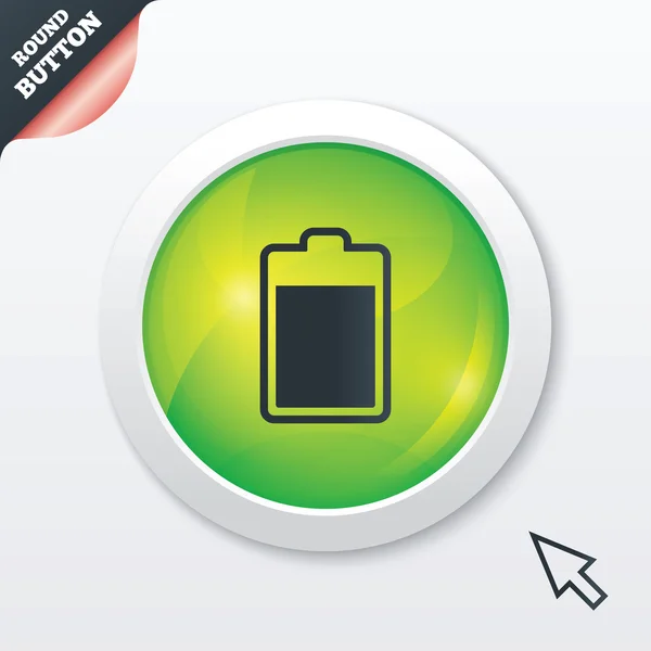 Battery level sign icon. Electricity symbol. — Stock Photo, Image
