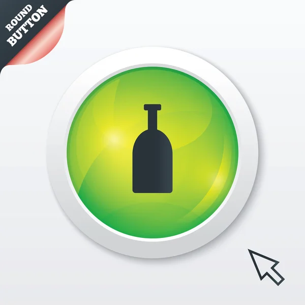 Alcohol sign icon. Drink symbol. Bottle. — Stock Photo, Image