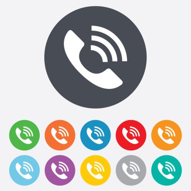 telefon işareti simgesi. simge desteği.