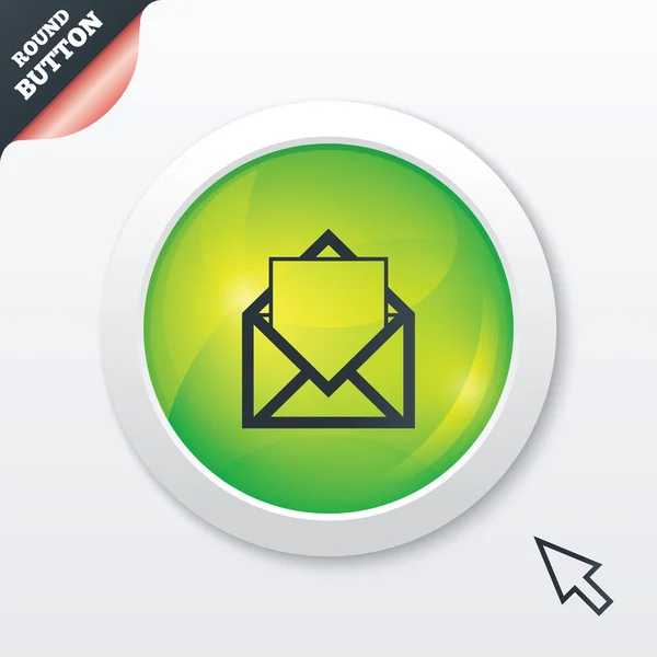 Post icoon. Envelop symbool. Bericht teken. — Stockfoto