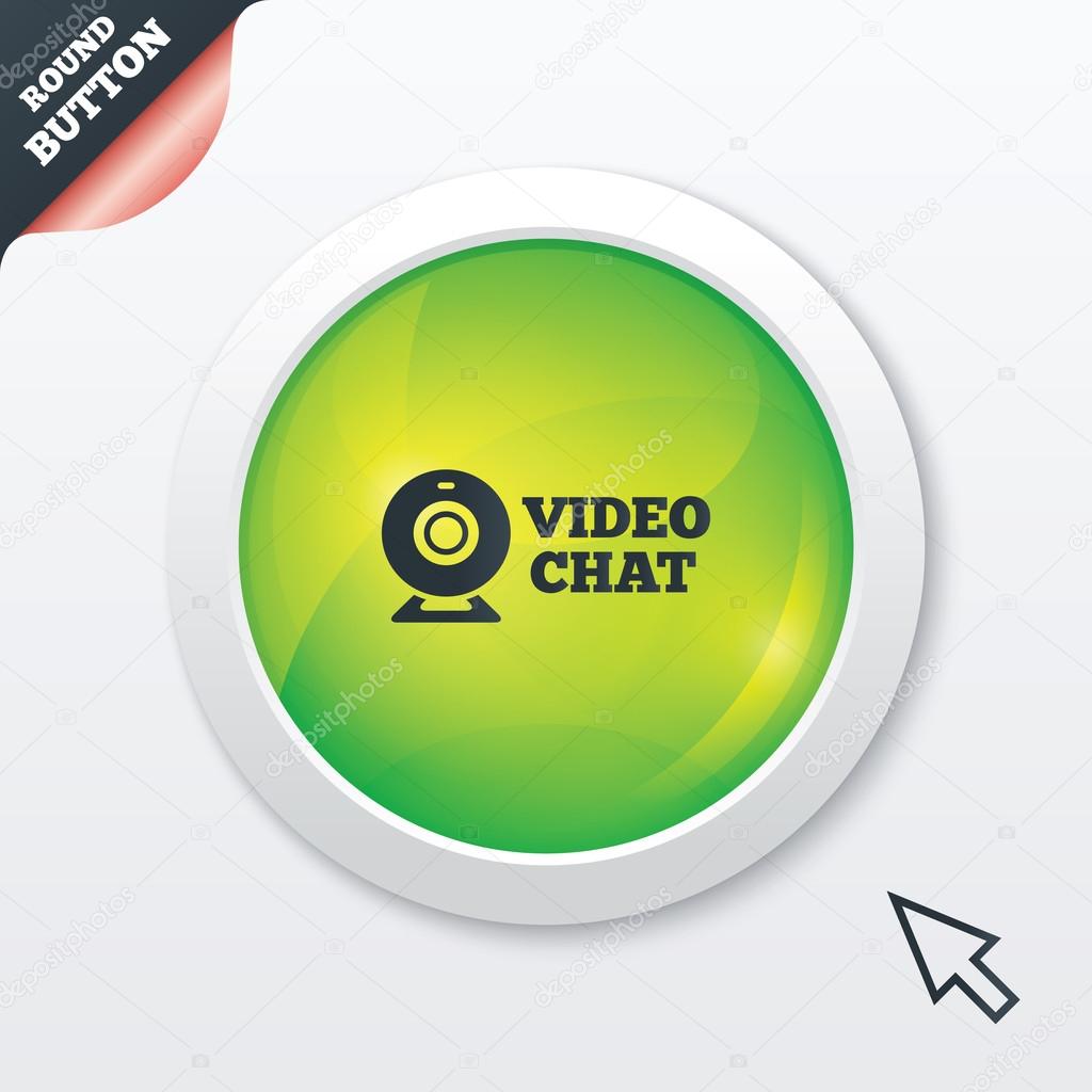 Icone De Signe De Chat Video Webcam Video Parler Image Vectorielle Par Blankstock C Illustration