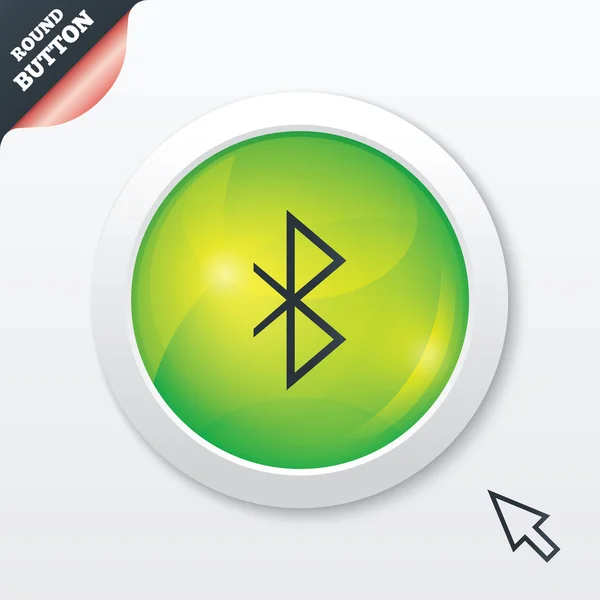 Bluetooth sign icon. Mobile network symbol. — Stock Photo, Image