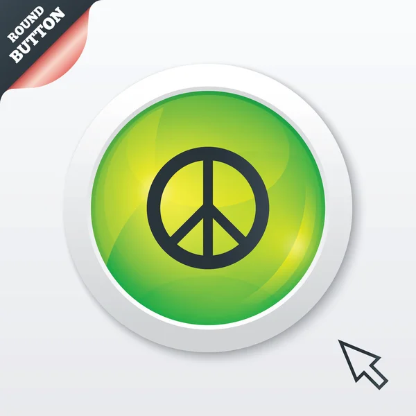 Peace sign icon. Hope symbol — Stock Photo, Image
