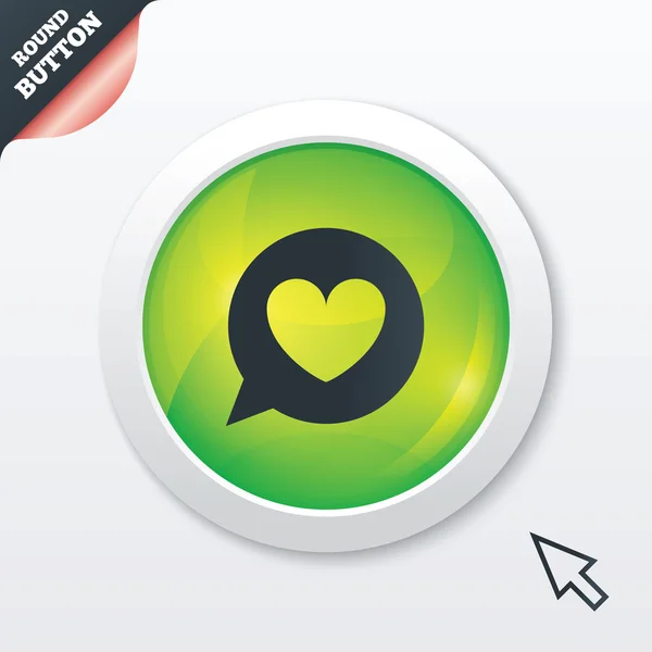 Chat sign icon. Speech bubble symbol. — Stock Photo, Image