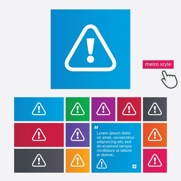 注意記号アイコン。感嘆符. — ストック写真