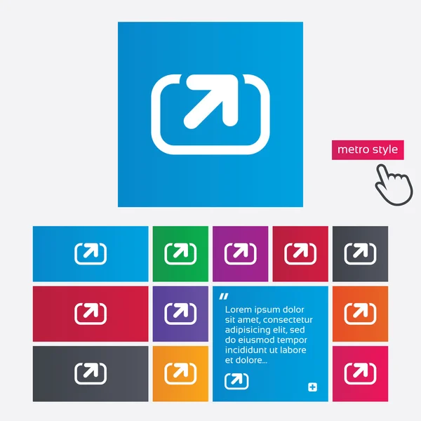 Icona del segno di azione. Simbolo Condividi . — Vettoriale Stock