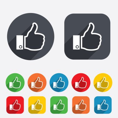 işareti simgesi gibi. el parmak yukarı simgesi.