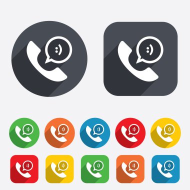 telefon işareti simgesi. simge desteği.