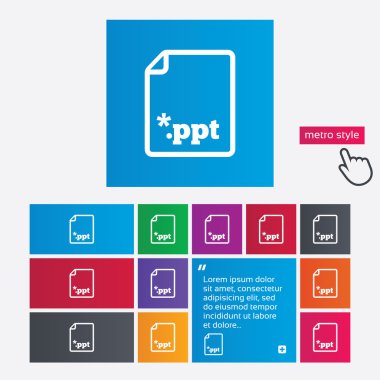 dosya sunum simgesi. Download ppt düğmesi.