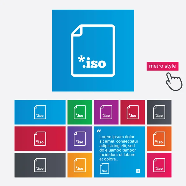 Archivo icono ISO. Descargar archivo de unidad virtual . — Foto de Stock