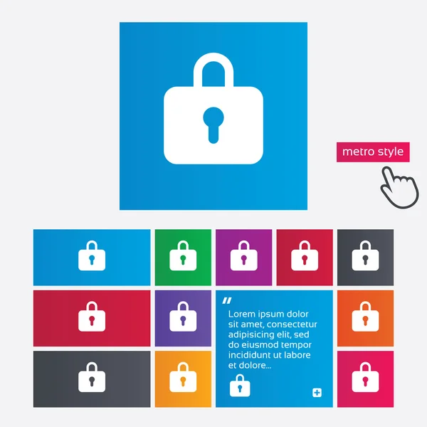 Lock sign icon. Locker symbol. — Stock Photo, Image