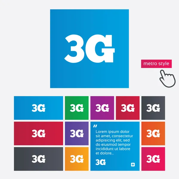 Signe 3G. Technologies des télécommunications mobiles . — Photo