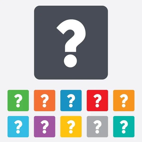 Question mark sign icon. Help symbol. Stock Vector Image by ©Blankstock 57762309