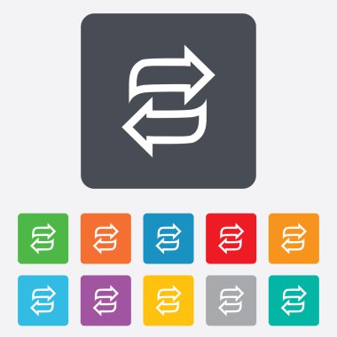 döndürme simgesi. sembol yineleyin. kayıt yenileme.