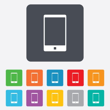 Smartphone işareti simgesi. simge desteği.