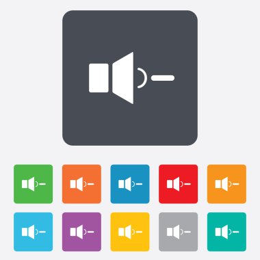 Hoparlör ses işareti simgesi. sembol ses.