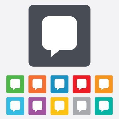 sohbet işareti simgesi. konuşma balonu sembolü.