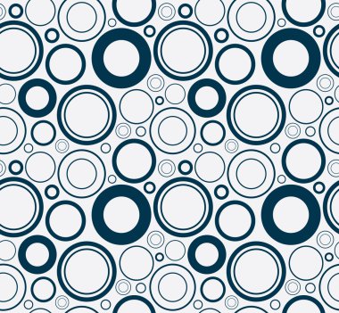 Simple and colorful circles background. Seamless clipart