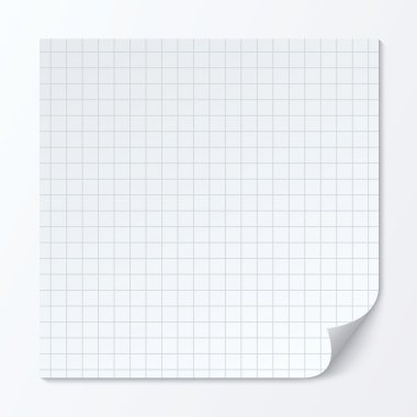 Cell page sheet. Sheet of graph paper. Grid texture. clipart