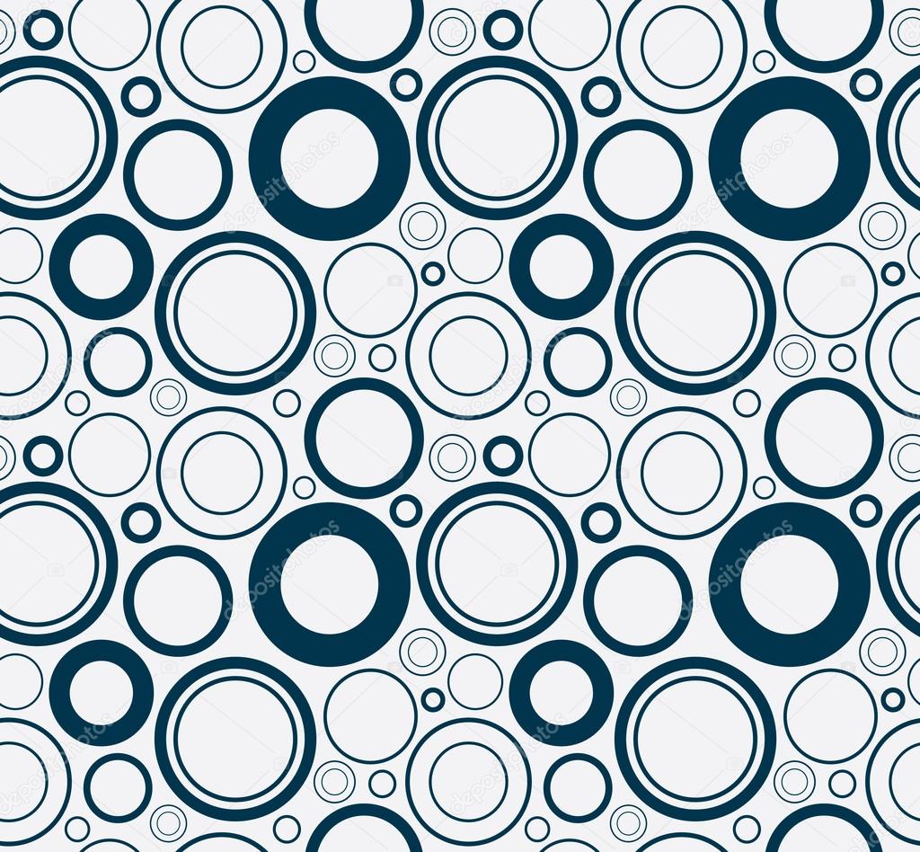 Simple and colorful circles background. Seamless