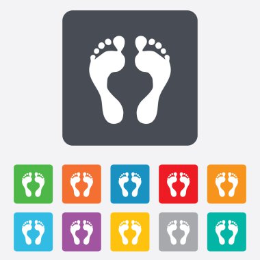 salavatlar işareti simgesi. yalınayak sembolü.