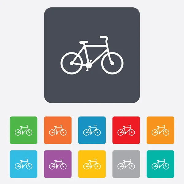 Cykel tecken ikon. Eco leverans. — Stock vektor
