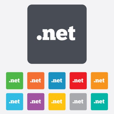 etki alanı net işareti simgesi. üst düzey Internet etki alanı