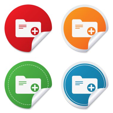 Belge klasörü işareti ekleyin. Muhasebe cilt.