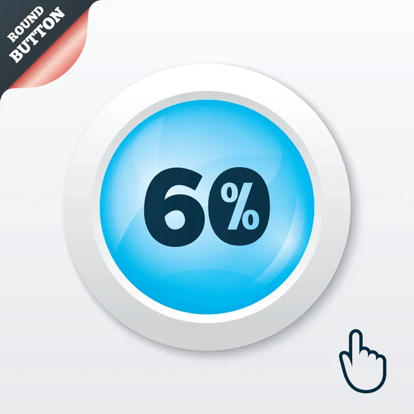60% rabatttegnet ikon. Salgssymbol . – stockvektor