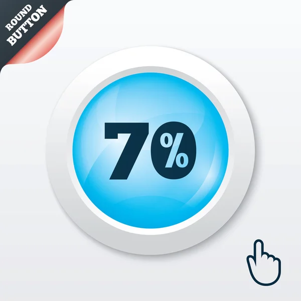 70 procent rabatt tecken ikon. försäljning symbol. — Stock vektor