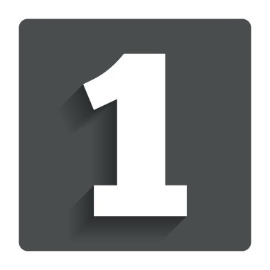 Birincilik Ödülü işareti. kazanan sembol.