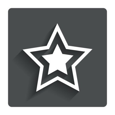 yıldız işareti simgesi. En sevdiğim düğme. Gezinti