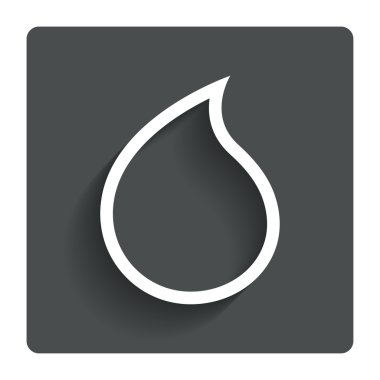 su damla işareti simgesi. simge gözyaşı.