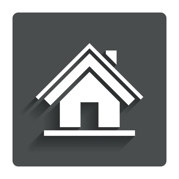 Huis teken pictogram. de knop van de belangrijkste pagina. navigatie — Stockvector