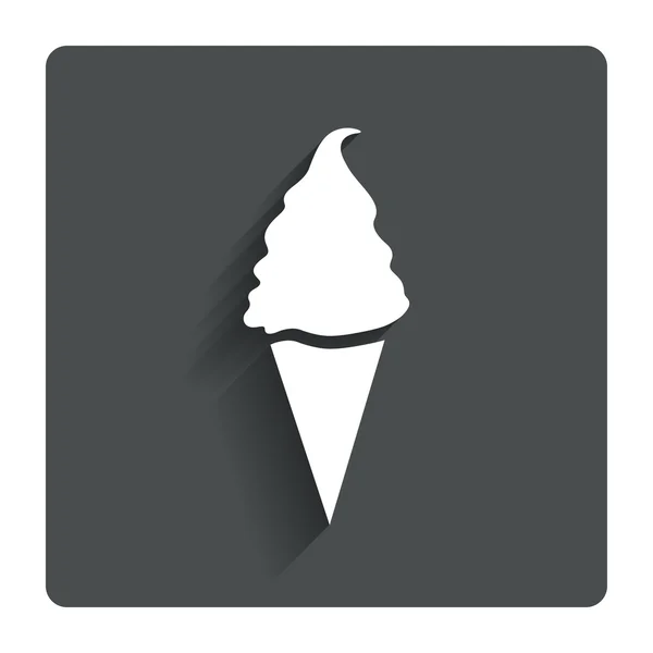 Ice Cream skylt ikon. Söt symbol. — Stock vektor