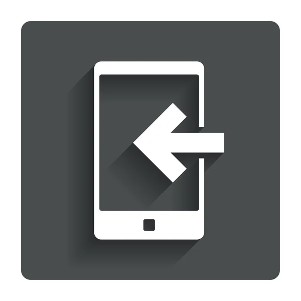 Eingehende Rufzeichen-Symbole. Smartphone-Symbol. — Stockvektor