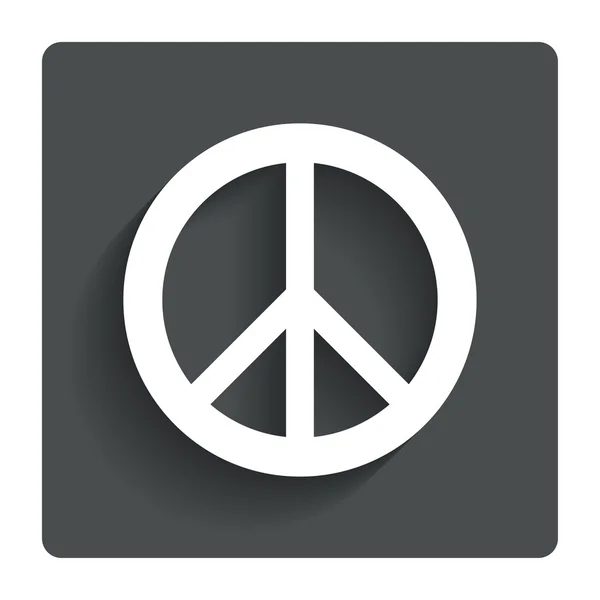 Icona del segno di pace. Simbolo speranza — Vettoriale Stock