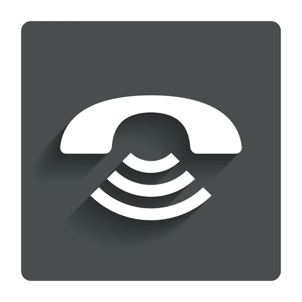 Icône de téléphone. Symbole de soutien . — Image vectorielle